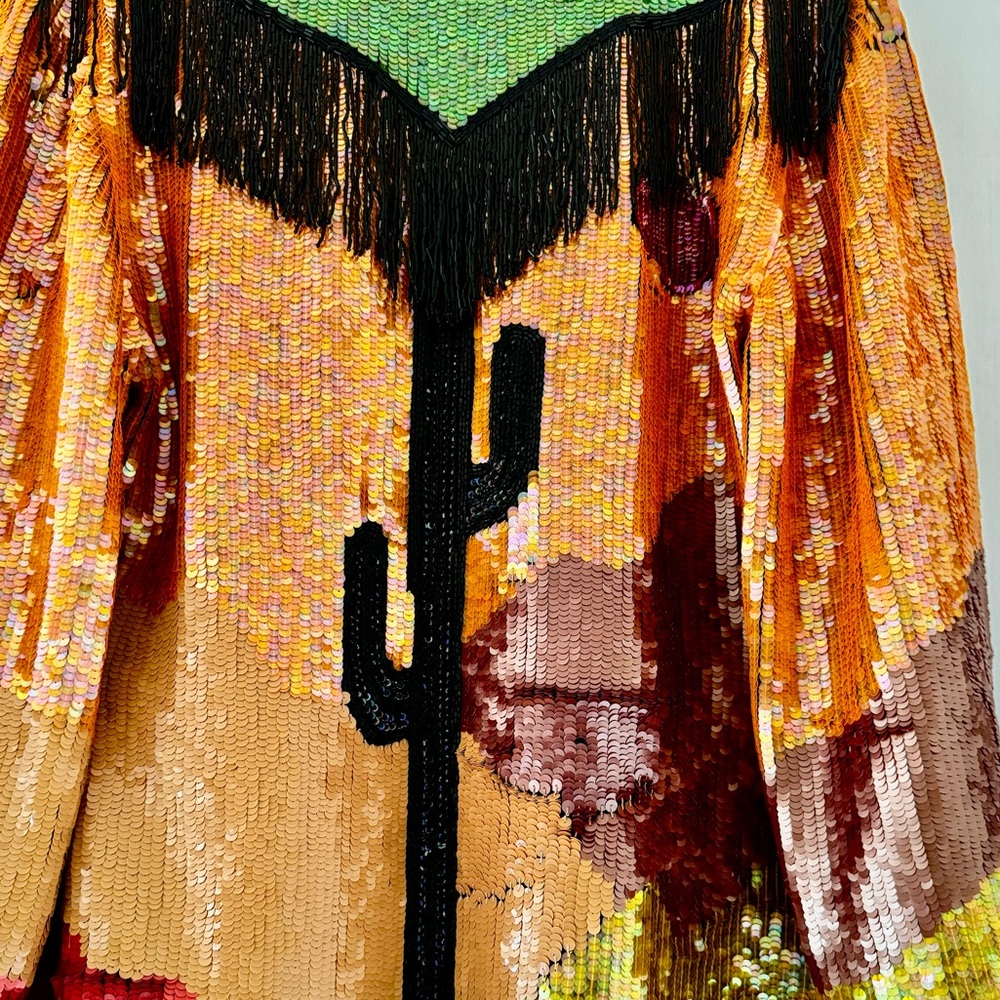 Cactus Desert Sequins Jacket - Picture 7 of 16
